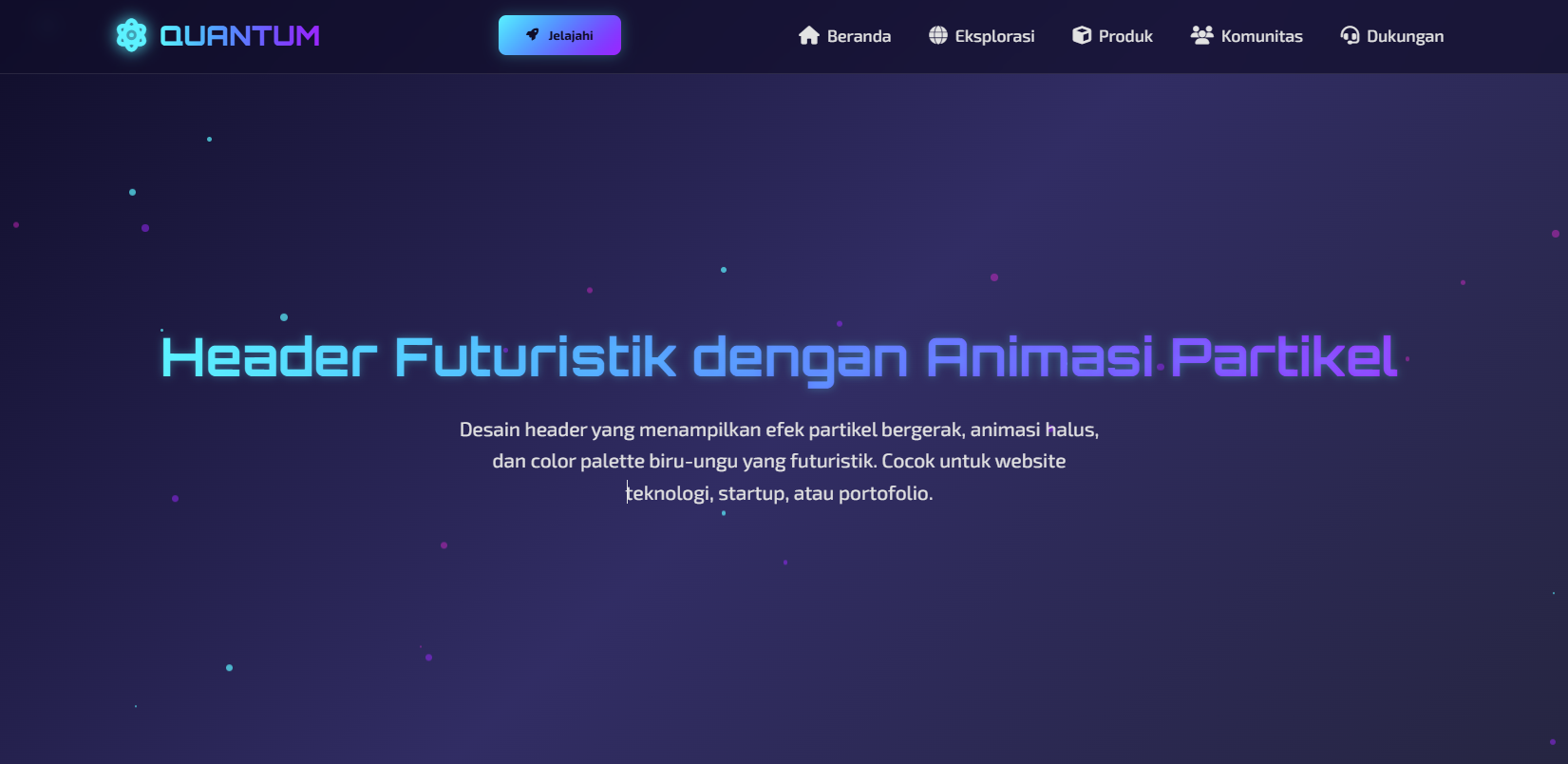 header futuristik